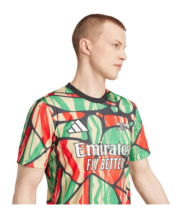 adidas fc arsenal london prematch shirt 20242025 rot