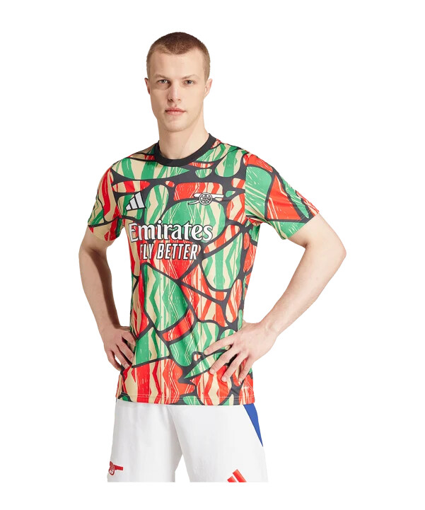 adidas fc arsenal london prematch shirt 20242025 rot