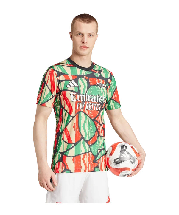 adidas fc arsenal london prematch shirt 20242025 rot