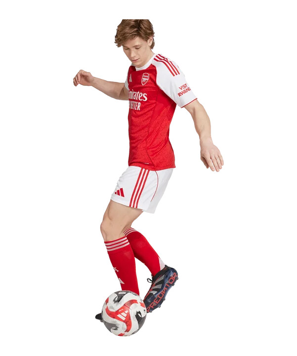 adidas fc arsenal london short home 20252026 weiß