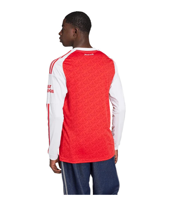 adidas fc arsenal london langarm trikot home 20252026 rot