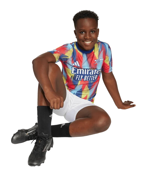 adidas fc arsenal london prematch t-shirt 20252026 kids blau