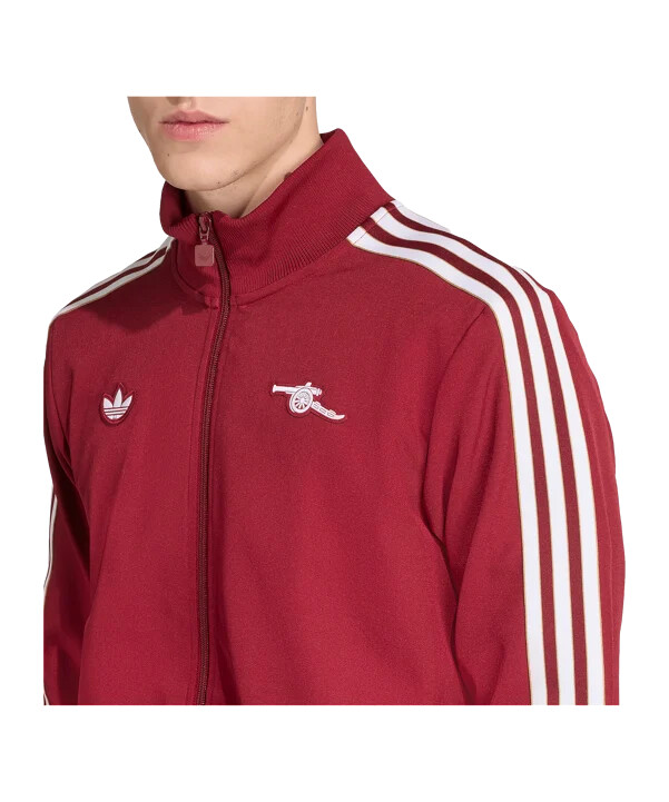 adidas fc arsenal london icon track sweatshirt rot