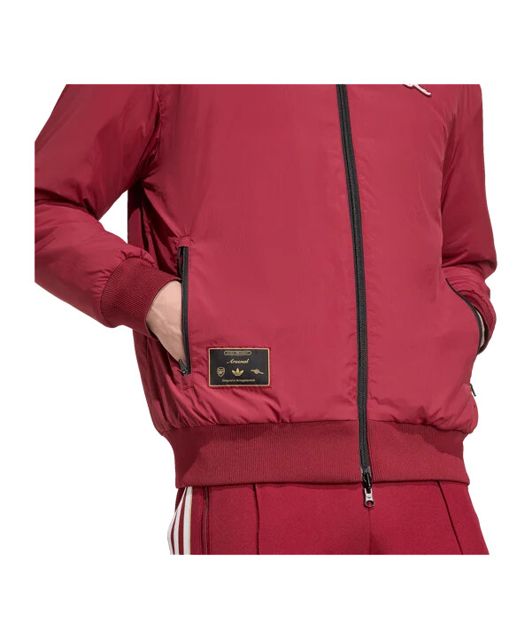 adidas fc arsenal london icon jacke rot