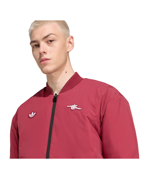 adidas fc arsenal london icon jacke rot