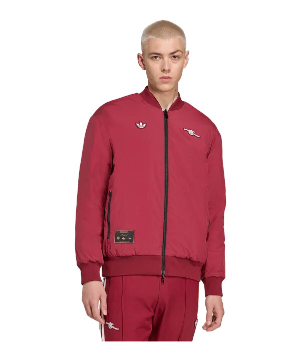 adidas fc arsenal london icon jacke rot