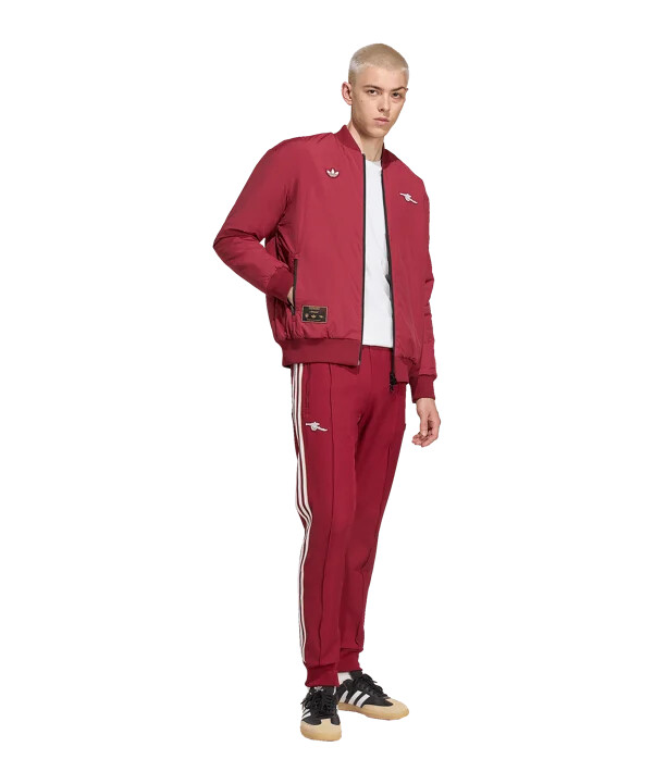 adidas fc arsenal london icon jacke rot