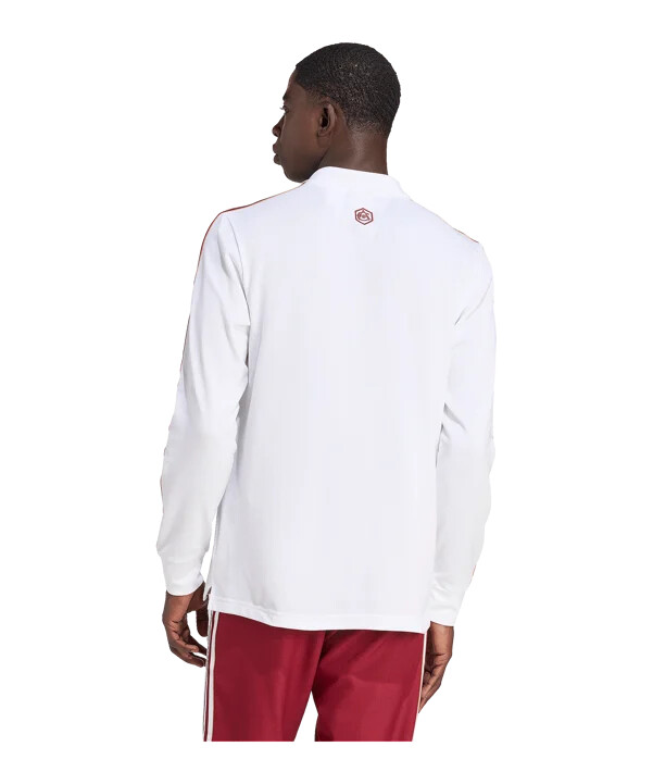 adidas fc arsenal london icon long sleeve polo weiß