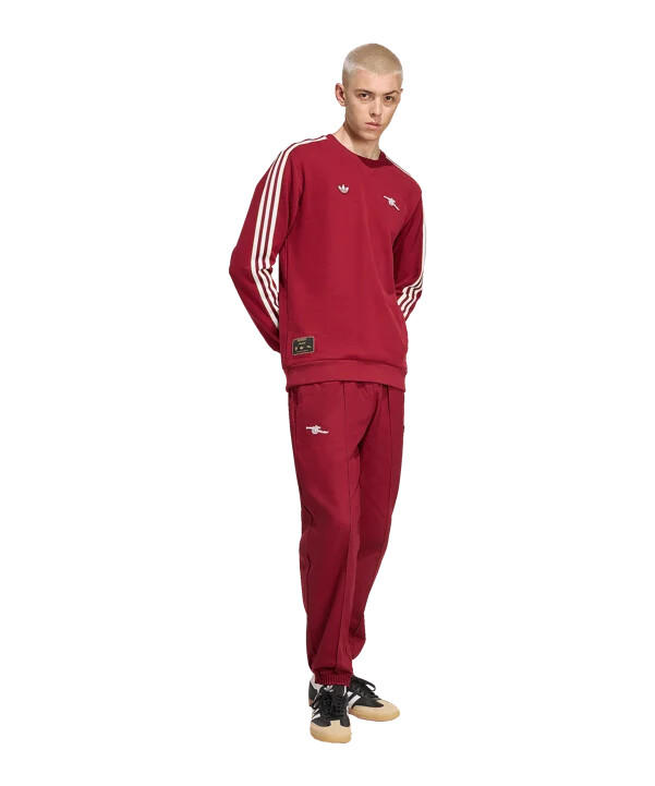adidas fc arsenal london icon sweatshirt rot