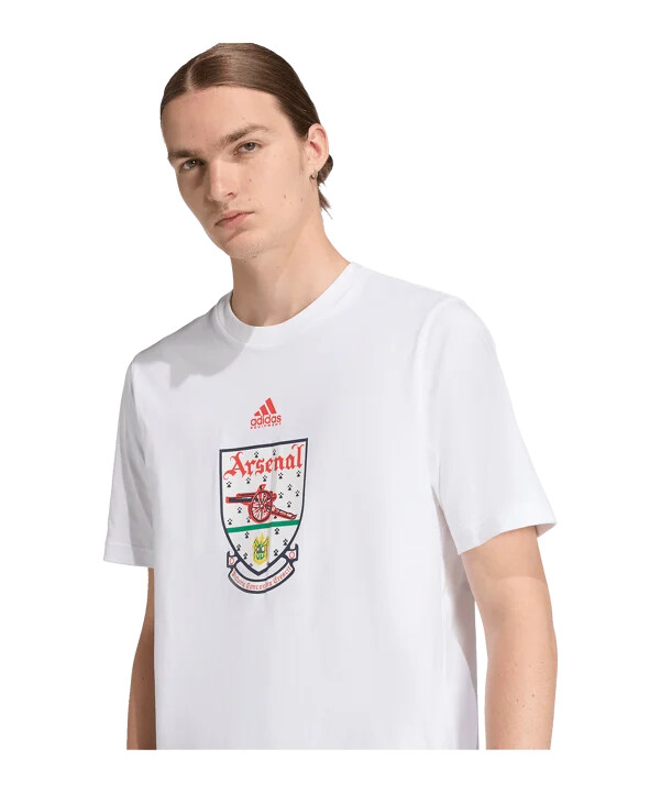 adidas fc arsenal london 92-94 t-shirt weiß
