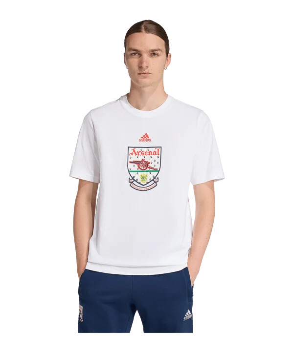 adidas fc arsenal london 92-94 t-shirt weiß