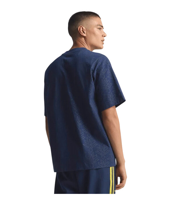 adidas fc arsenal london lfstlr t-shirt blau