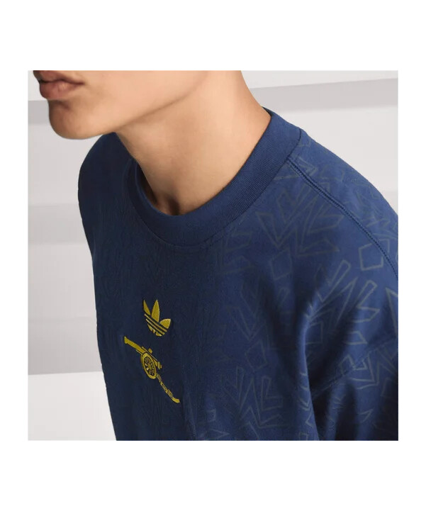 adidas fc arsenal london lfstlr t-shirt blau
