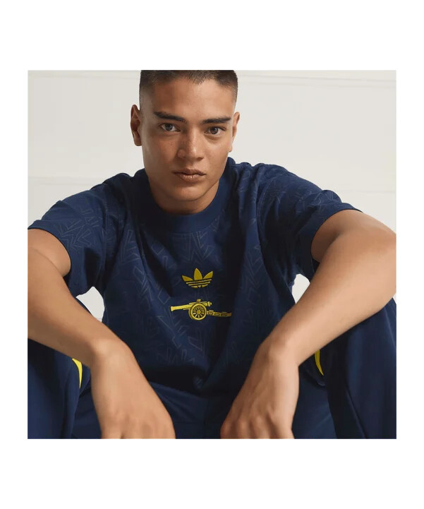 adidas fc arsenal london lfstlr t-shirt blau