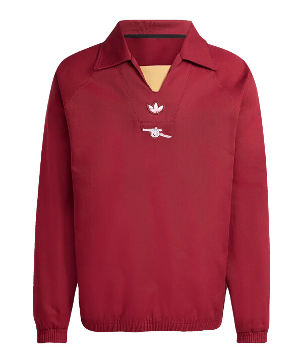 adidas fc arsenal london icon drill sweatshirt rot