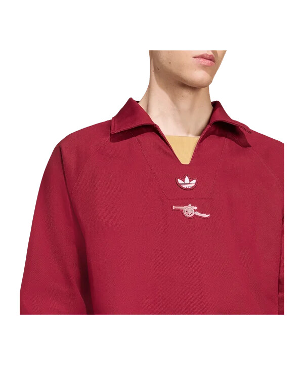 adidas fc arsenal london icon drill sweatshirt rot