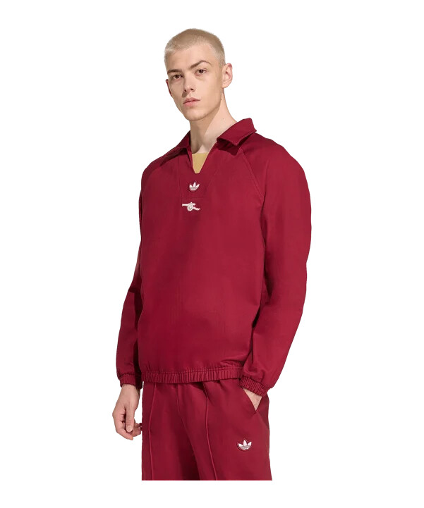 adidas fc arsenal london icon drill sweatshirt rot