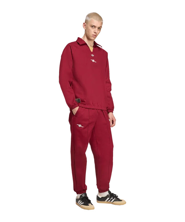 adidas fc arsenal london icon drill sweatshirt rot
