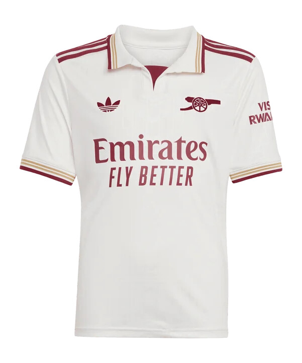 adidas fc arsenal london trikot 3rd 20252026 kids weiß