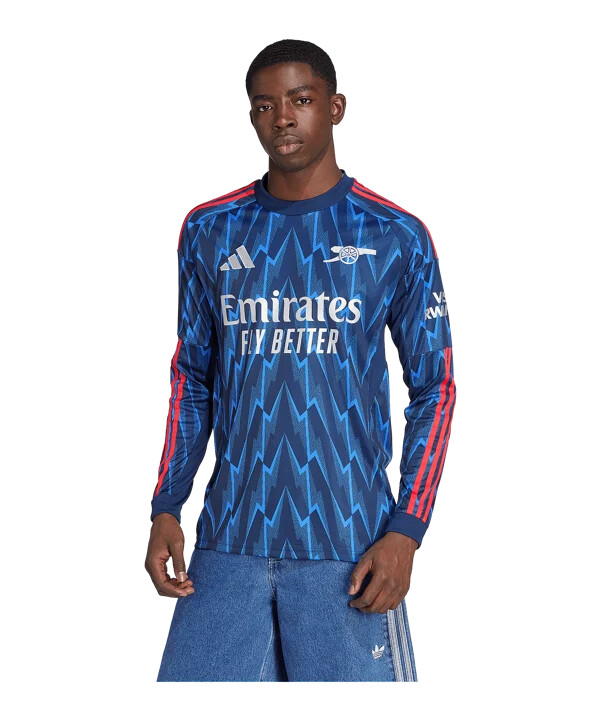 adidas fc arsenal london trikot langarm away 20252026 blau