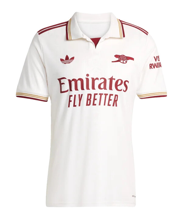 adidas fc arsenal london trikot 3rd 20252026 weiß