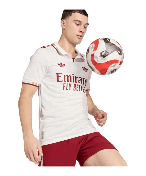 adidas fc arsenal london authentic trikot 3rd 20252026 weiß