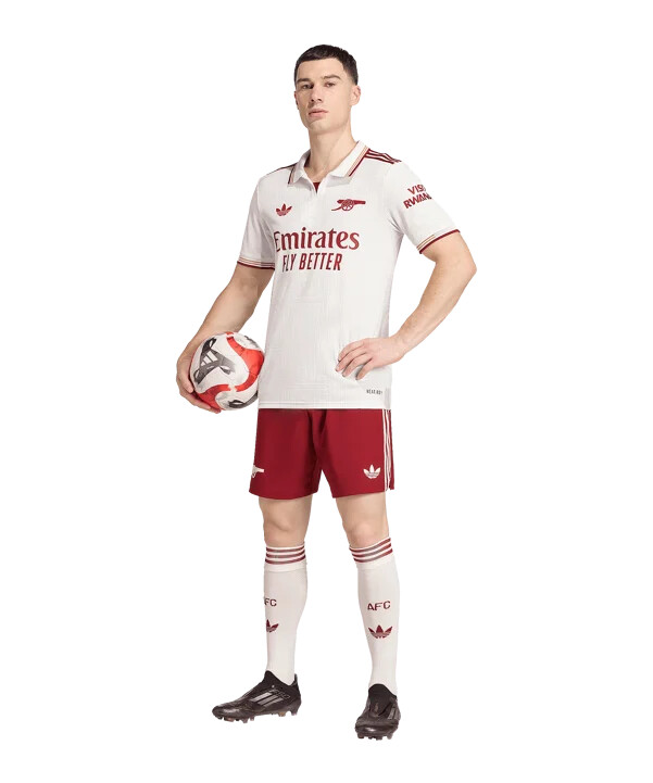 adidas fc arsenal london authentic trikot 3rd 20252026 weiß