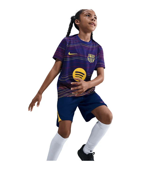 nike fc barcelona prematch short home 20252026 blau f456