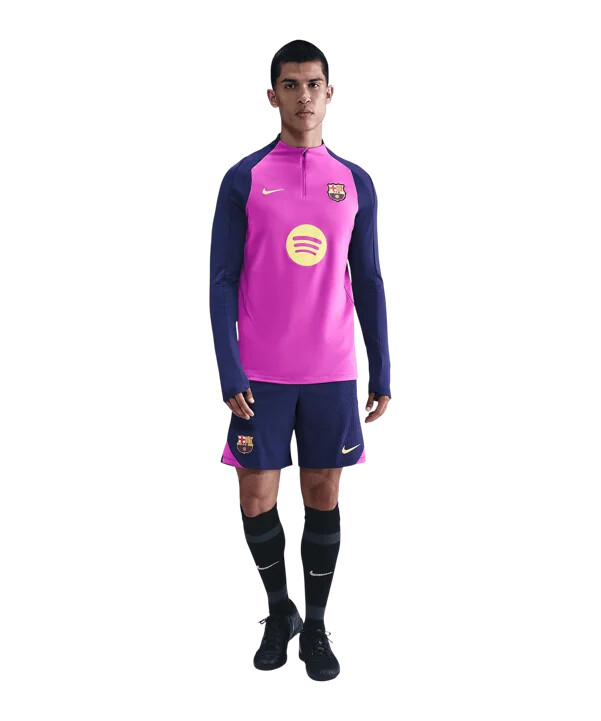 nike fc barcelona drill top sweatshirt lila f552