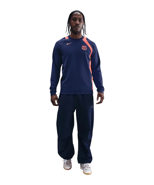 nike fc barcelona t90 sweatshirt blau f410
