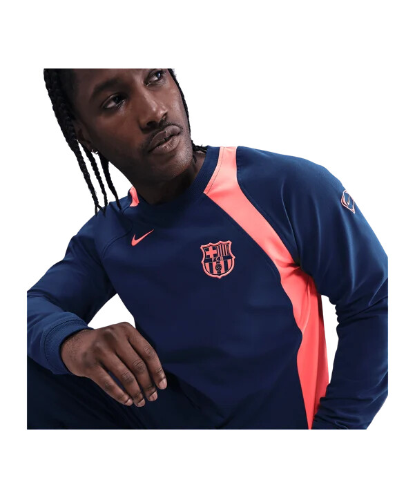 nike fc barcelona t90 sweatshirt blau f410