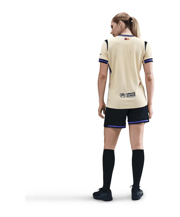 nike fc barcelona authentic trikot away 20252026 damen gold f783