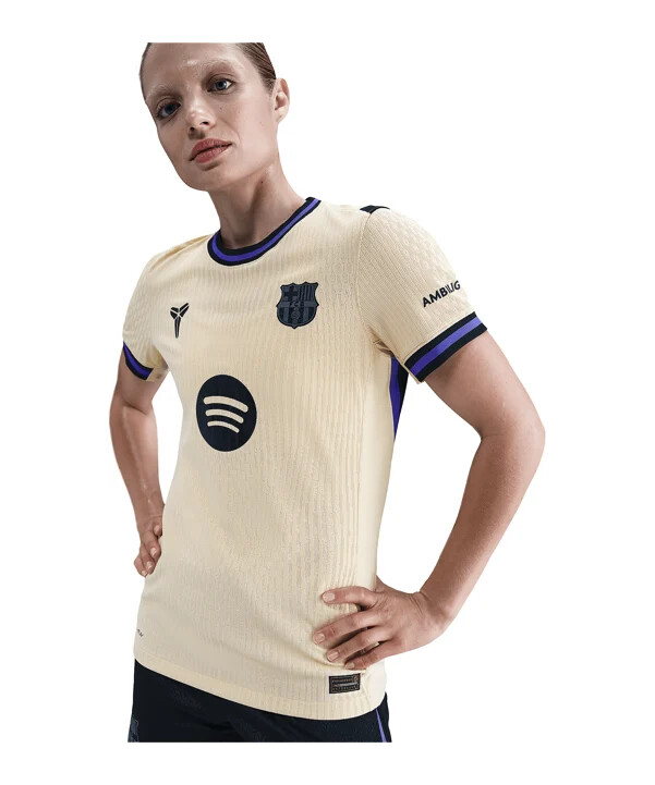 nike fc barcelona authentic trikot away 20252026 damen gold f783
