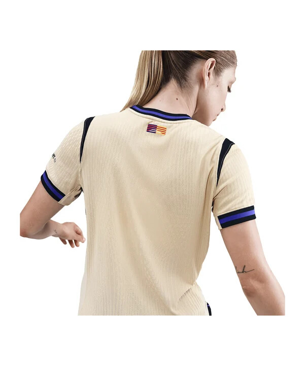 nike fc barcelona authentic trikot away 20252026 damen gold f783