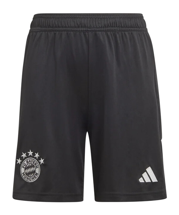 adidas fc bayern münchen tw-short 20232024 kids schwarz