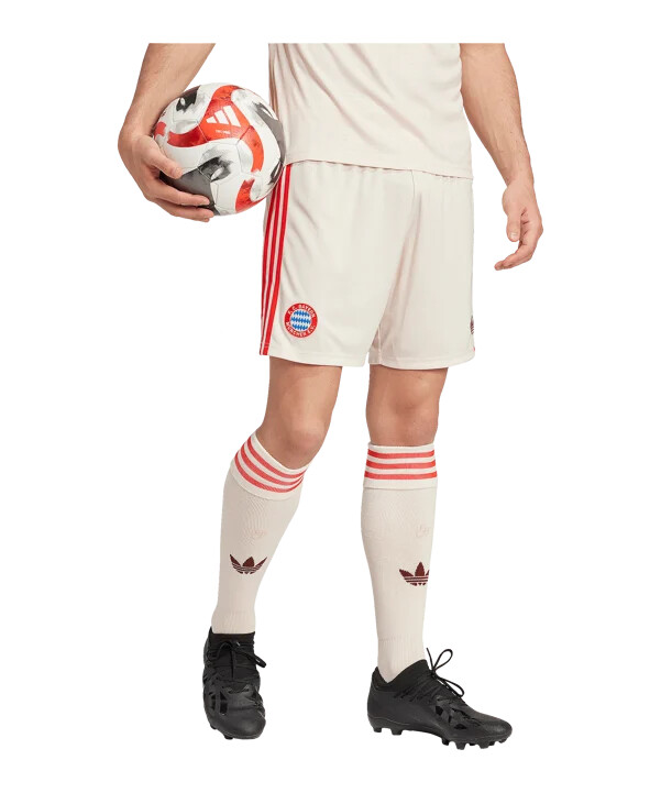 adidas orignals fc bayern münchen short 3rd 20242025 beige