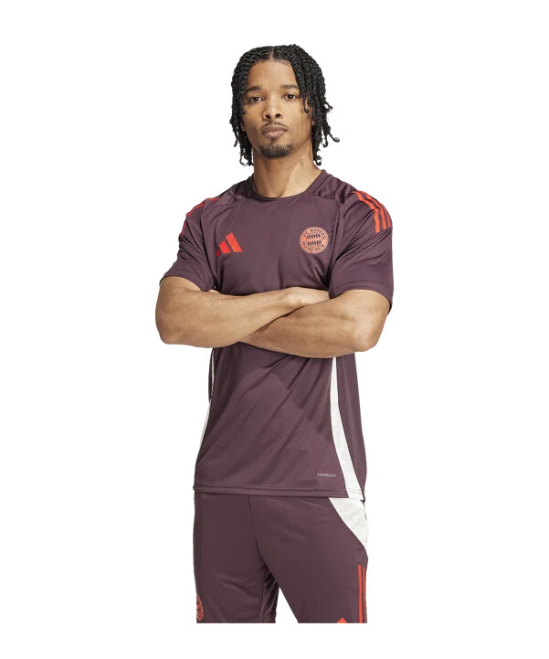 adidas fc bayern münchen trainingsshirt rot