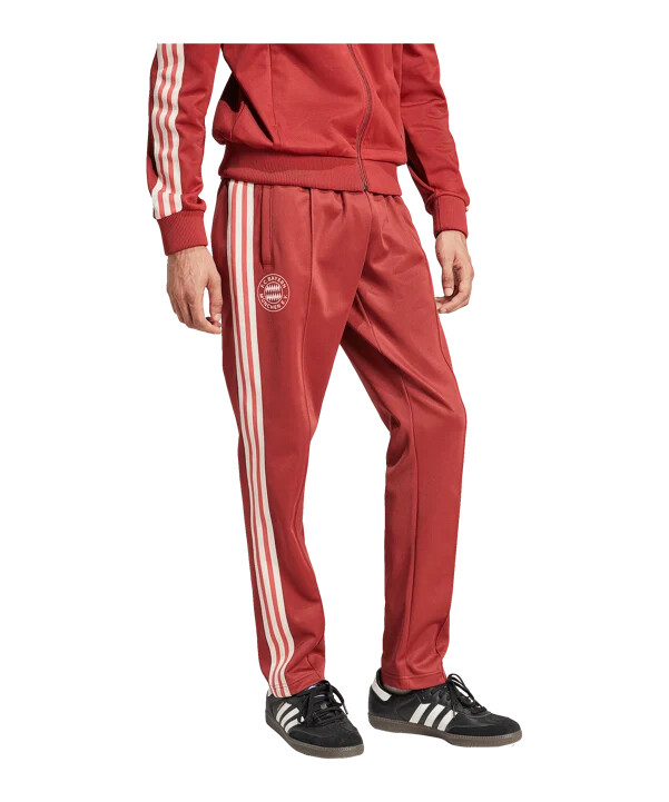 adidas originals fc bayern münchen beckenbauer trainingshose rot