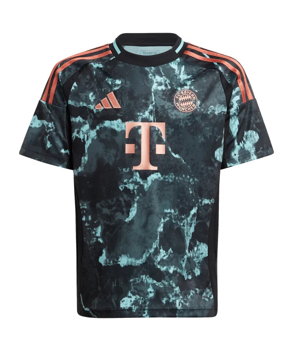 adidas fc bayern münchen trikot away 20242025 kids schwarz