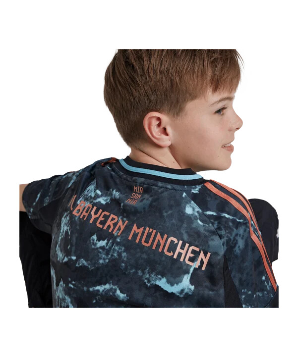 adidas fc bayern münchen trikot away 20242025 kids schwarz
