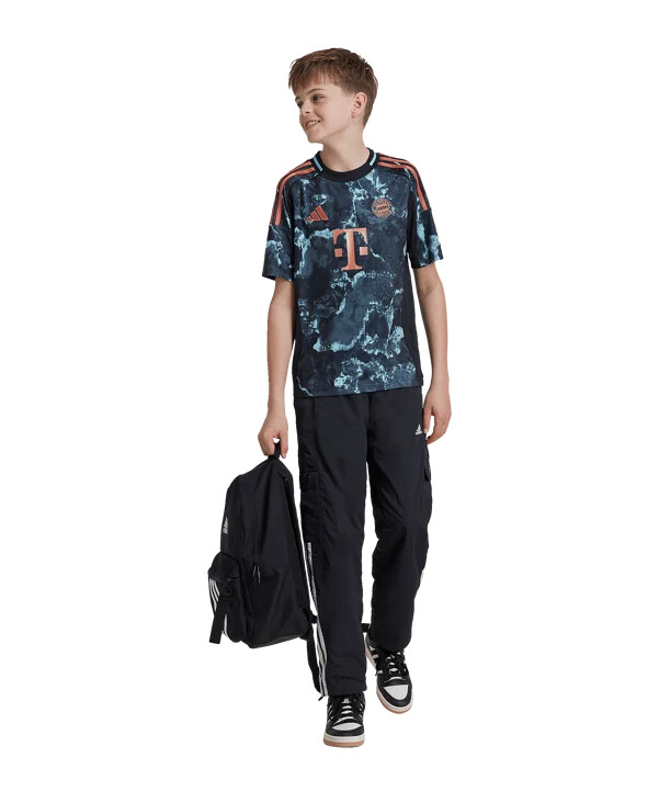 adidas fc bayern münchen trikot away 20242025 kids schwarz