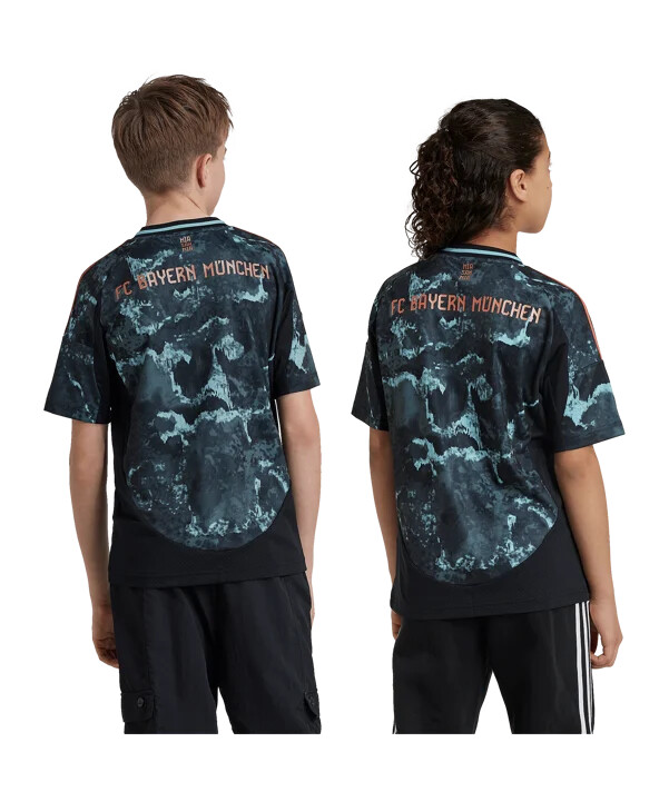 adidas fc bayern münchen trikot away 20242025 kids schwarz