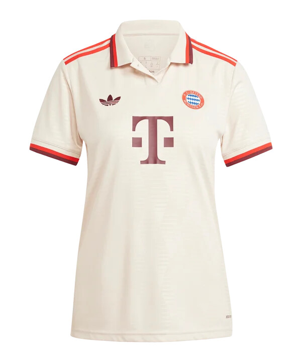 adidas originals fc bayern münchen trikot 3rd 20242025 damen beige
