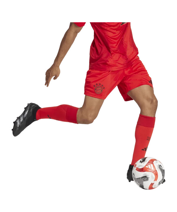 adidas fc bayern münchen short home 20242025 rot