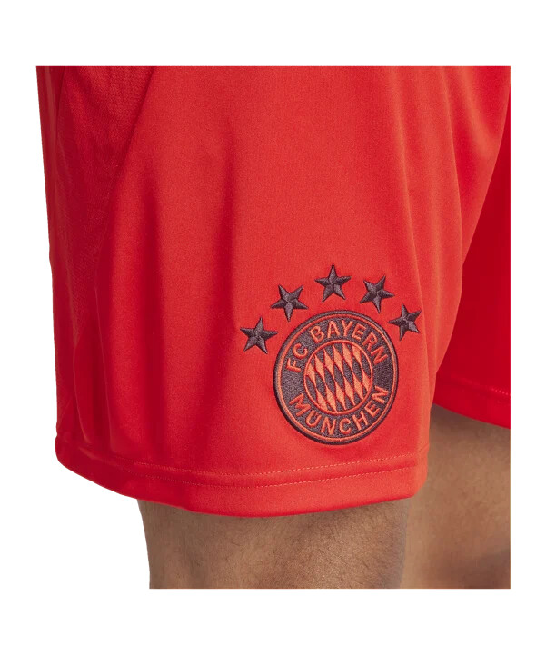 adidas fc bayern münchen short home 20242025 rot