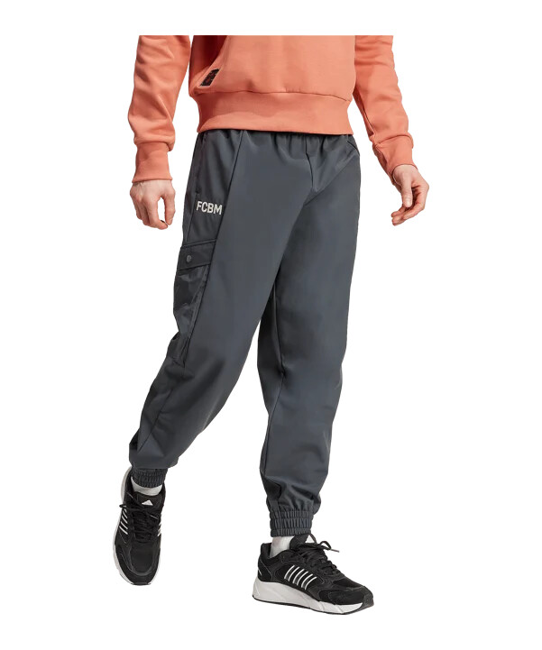 adidas fc bayern münchen szn trainingshose grau