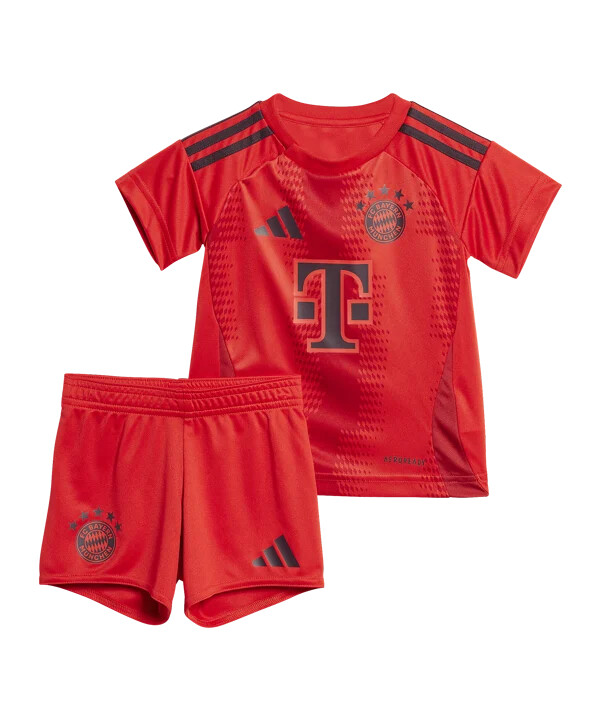 adidas fc bayern münchen babykit home 20242025 kids rot