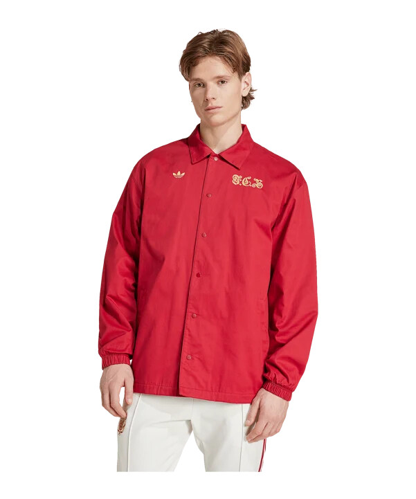 adidas originals fc bayern münchen 125th anniversary jacke rot