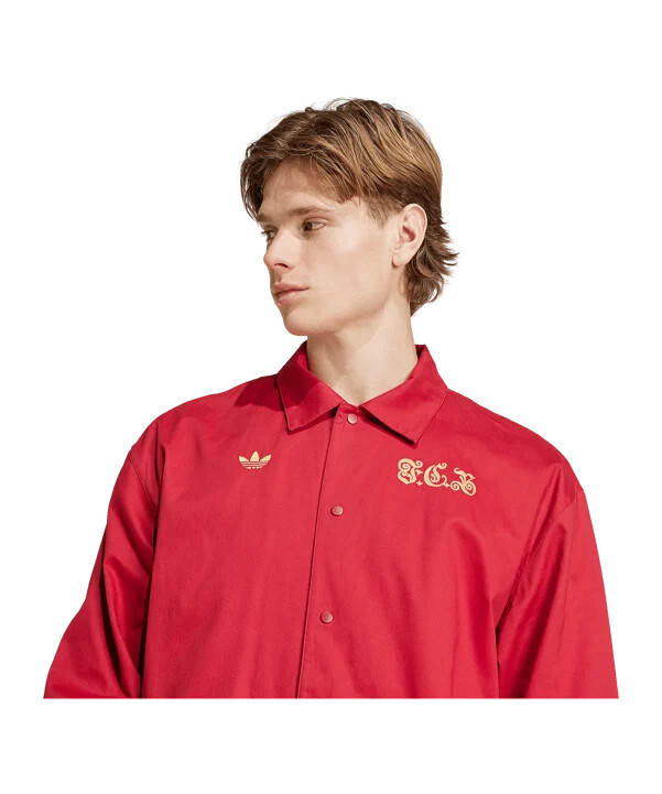 adidas originals fc bayern münchen 125th anniversary jacke rot