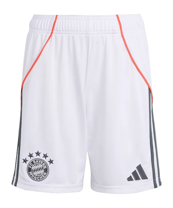 adidas fc bayern münchen short away 20252026 kids weiß